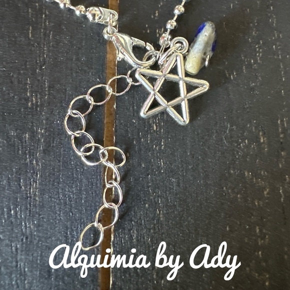 Alquimia Silver Star Bracelet lapis - Picture 3 of 3